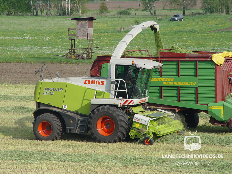 Claas Jaguar 870 LU Piening - farmworld.tv